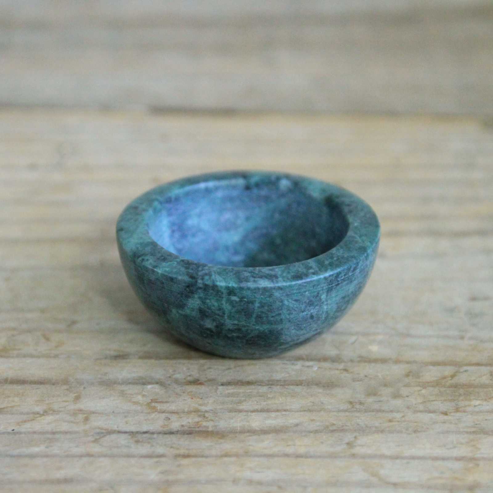 Green Marble Pinch Pot