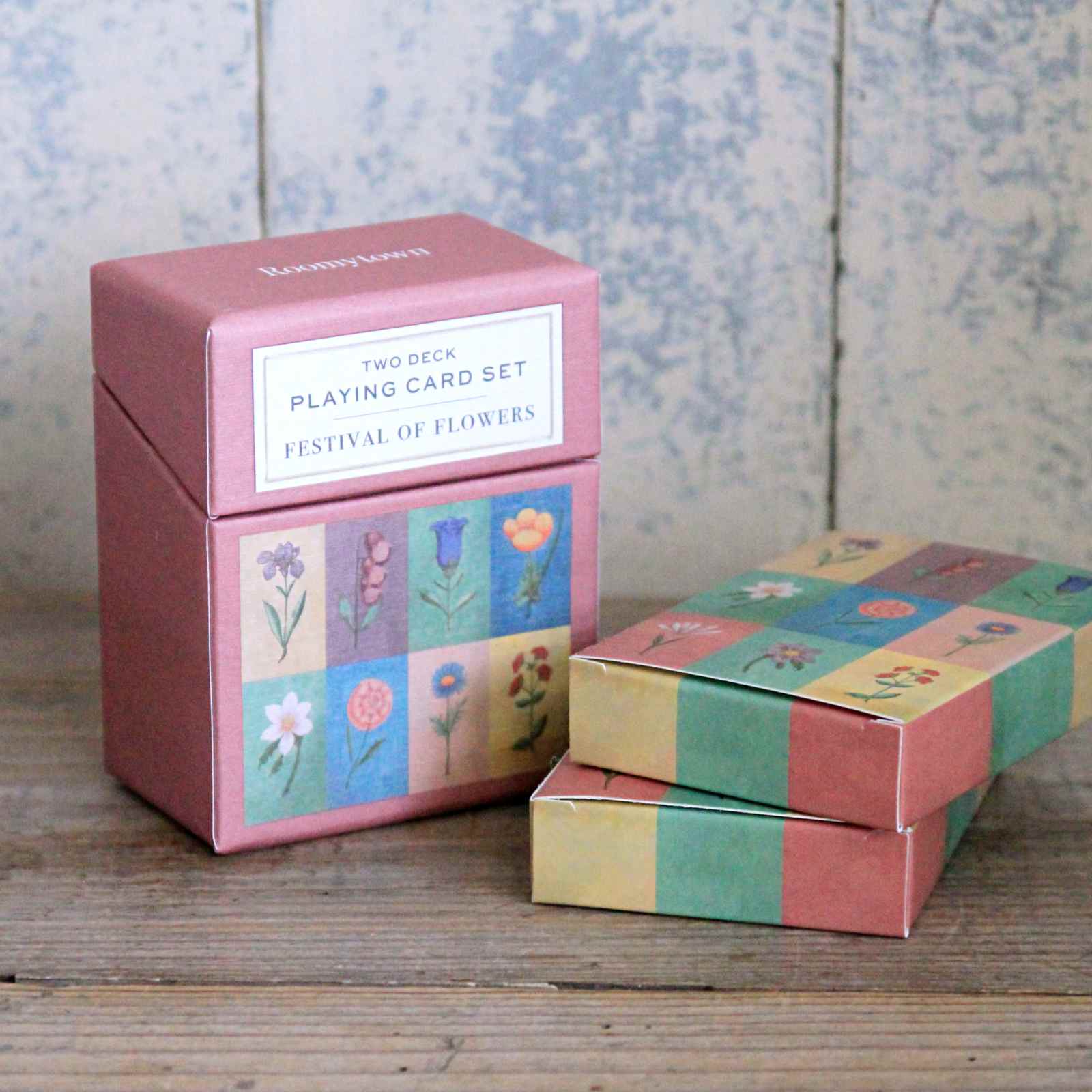 Set of Two Decks of Playing Cards - Festival of Flowers