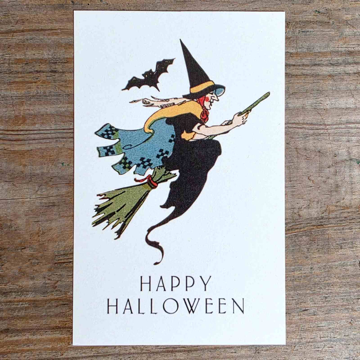 Postcard - Happy Halloween Witch