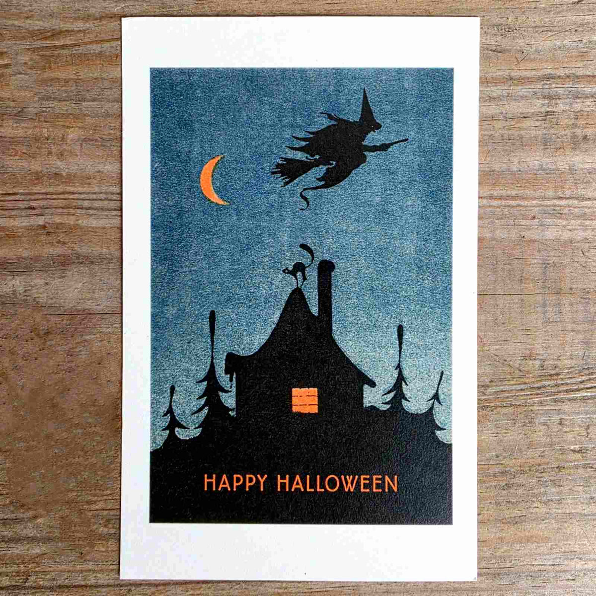 Postcard - Halloween Night Sky