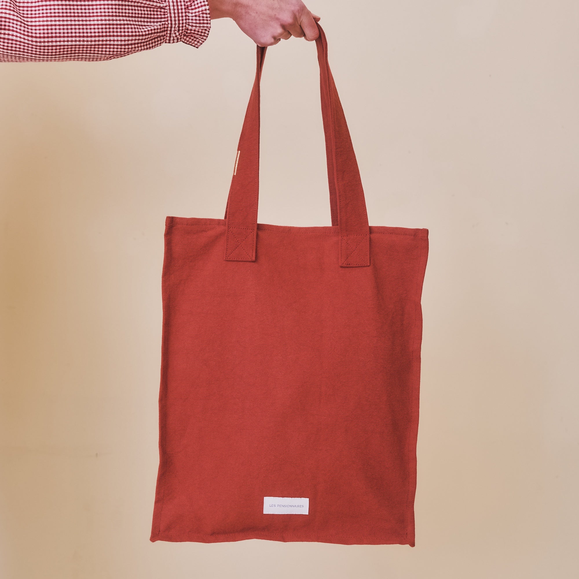 Canvas Tote Bag - Rust, by Les Pensionnaires