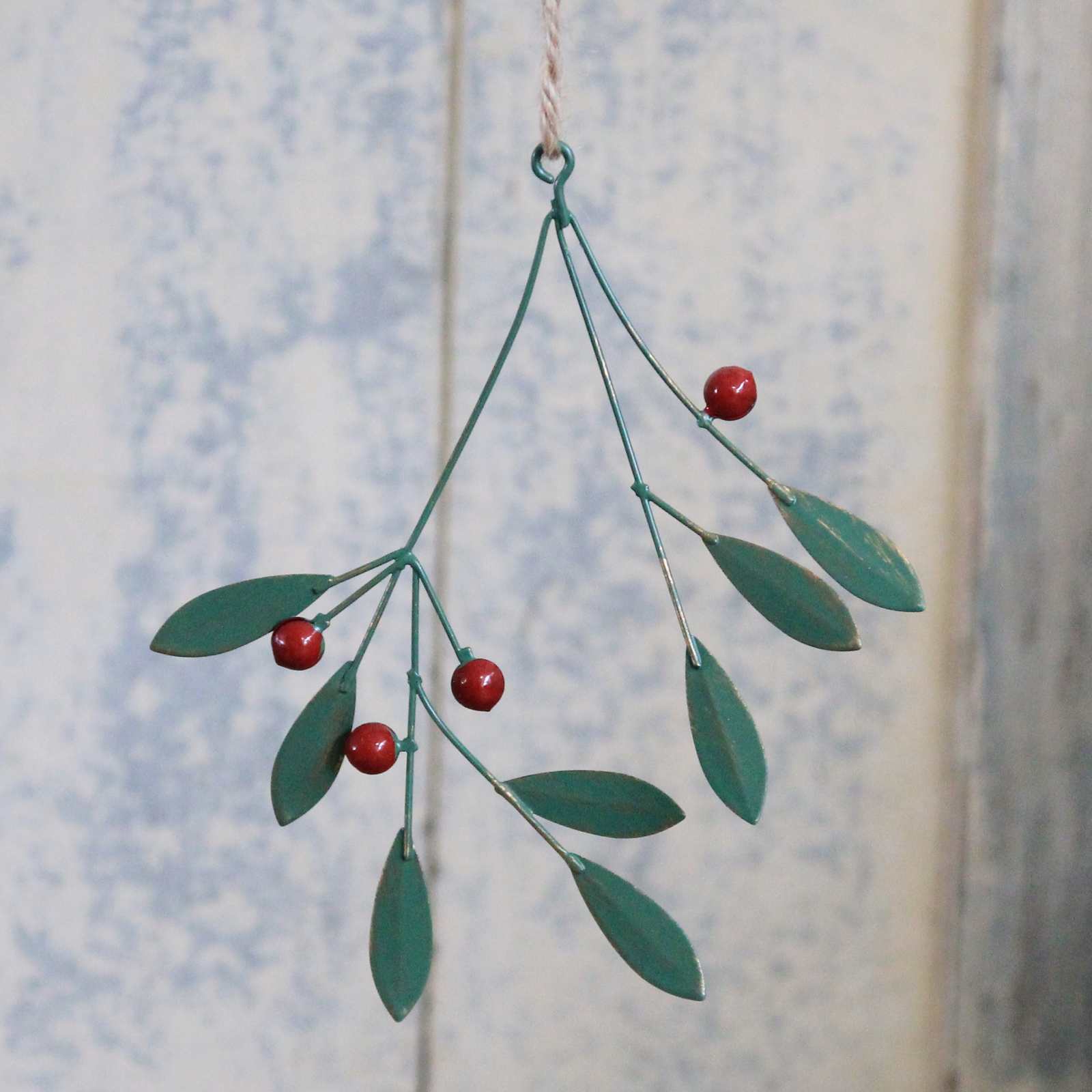 Metal Red Berry Bunch