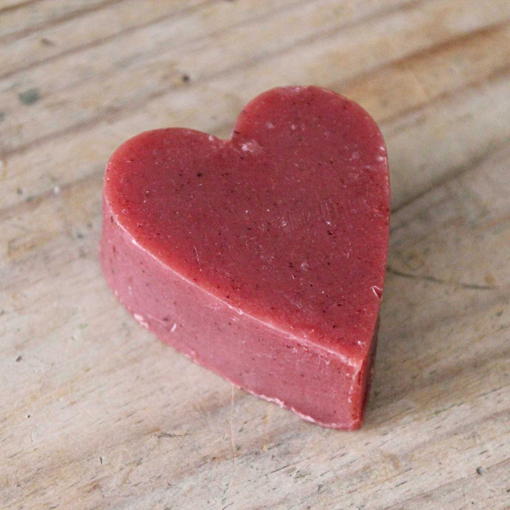 Valentine's Gift - Handmade Heart Soap in Vintage Rose