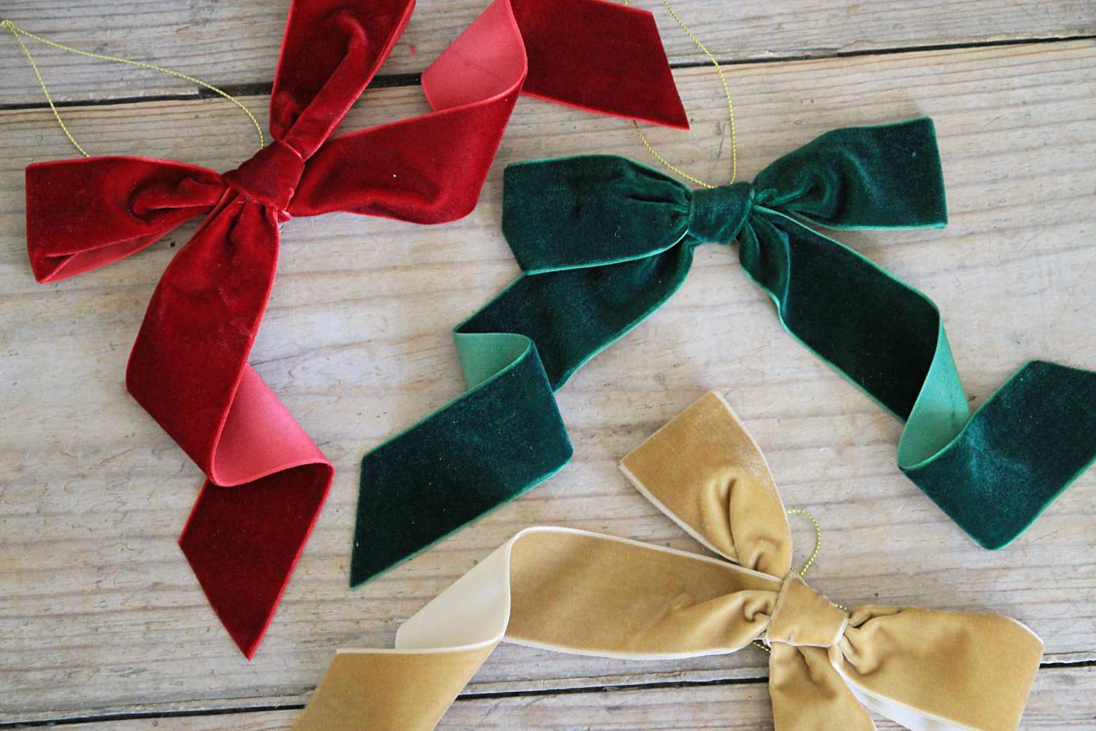 Velvet Bow Decoration