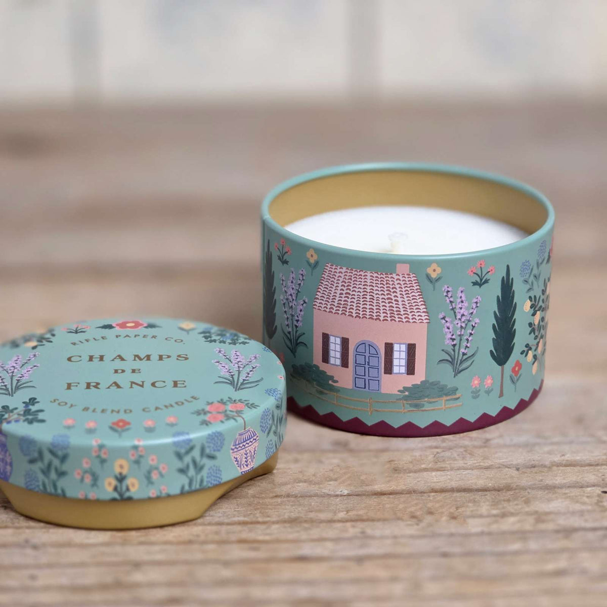 Scented Candle Tin - Champs de France