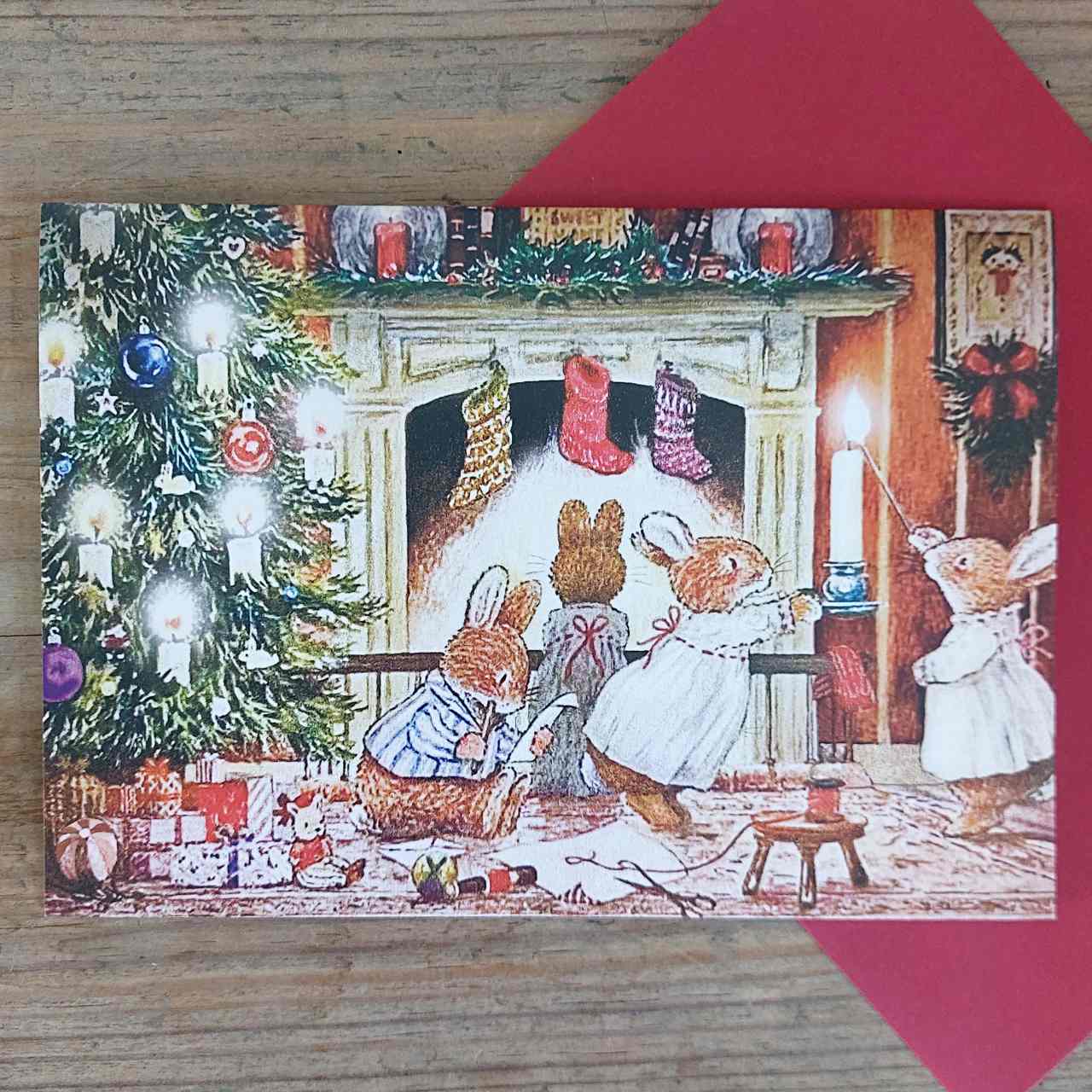 Single Traditional Christmas Card - Candlelight