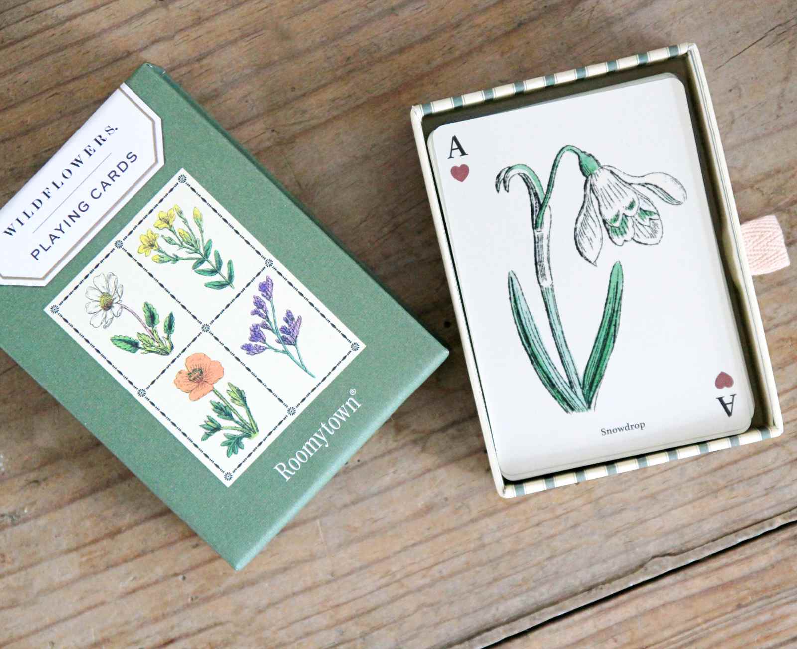 Single Deck of Playing Cards - Wildflowers