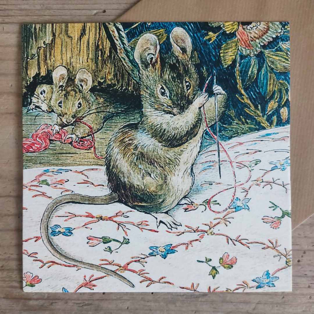 The Tailor of Gloucester - Beatrix Potter Greeting Card