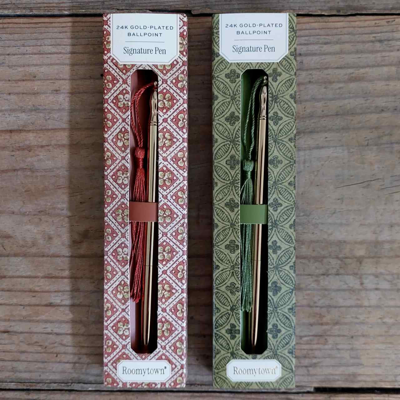 24k Gold Plated Ballpoint Pen with tassel