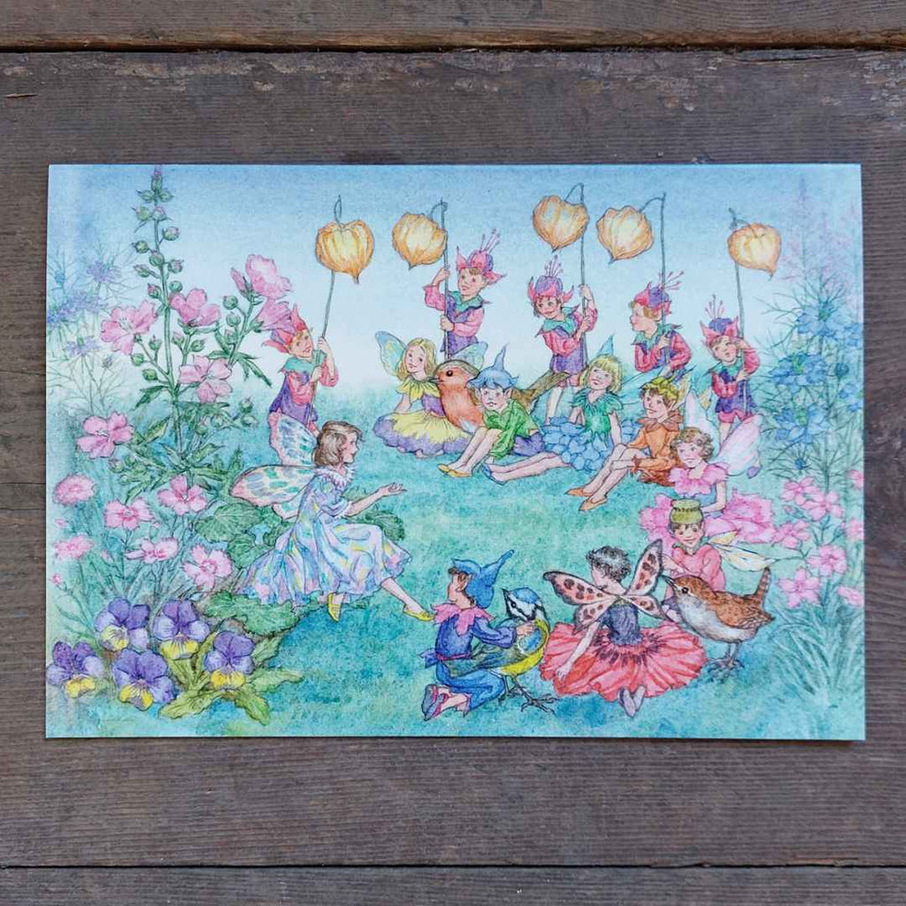 Adorable Fairy Vintage Greeting Card - The Runaway Fairy by Molly Brett
