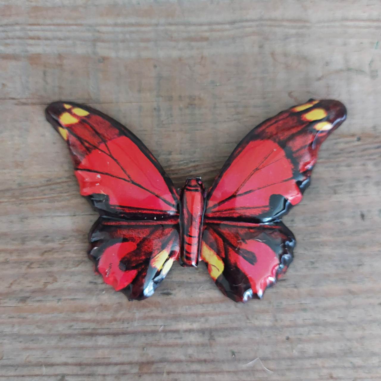 Tin Butterfly Brooch