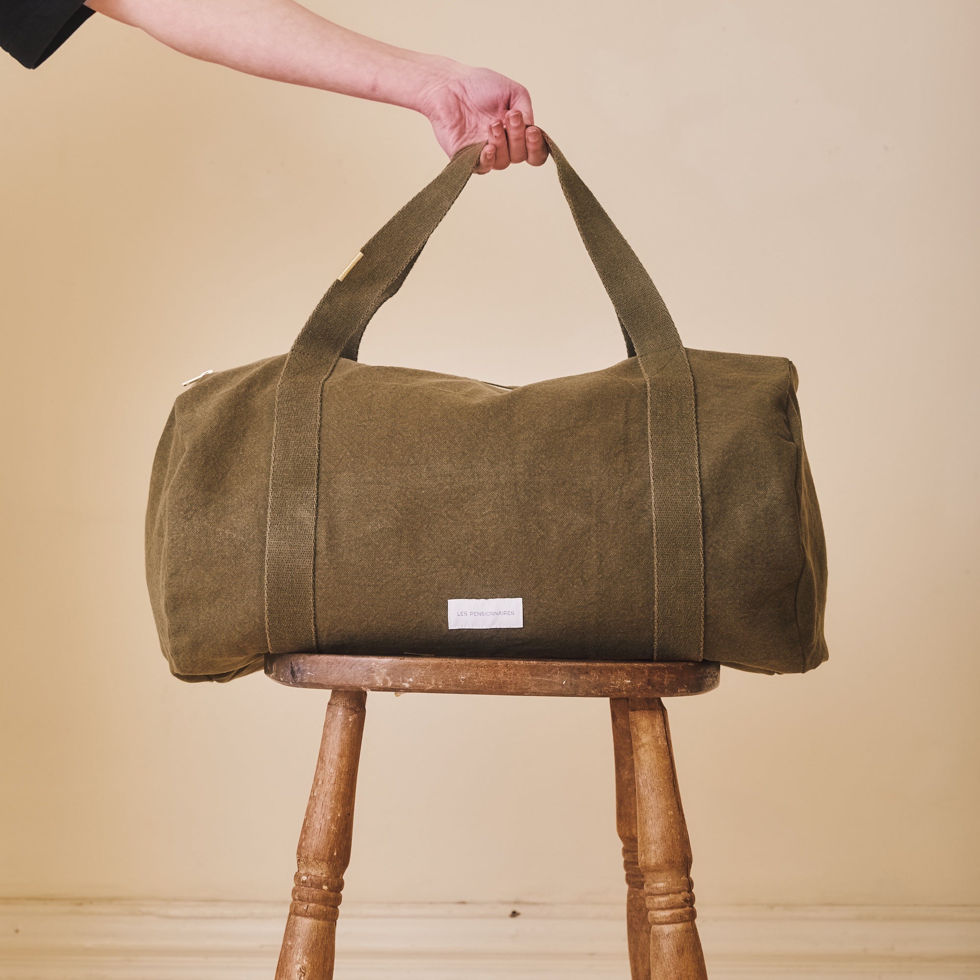 Weekend Bowling Bag - Caper Green, by Les Pensionnaires