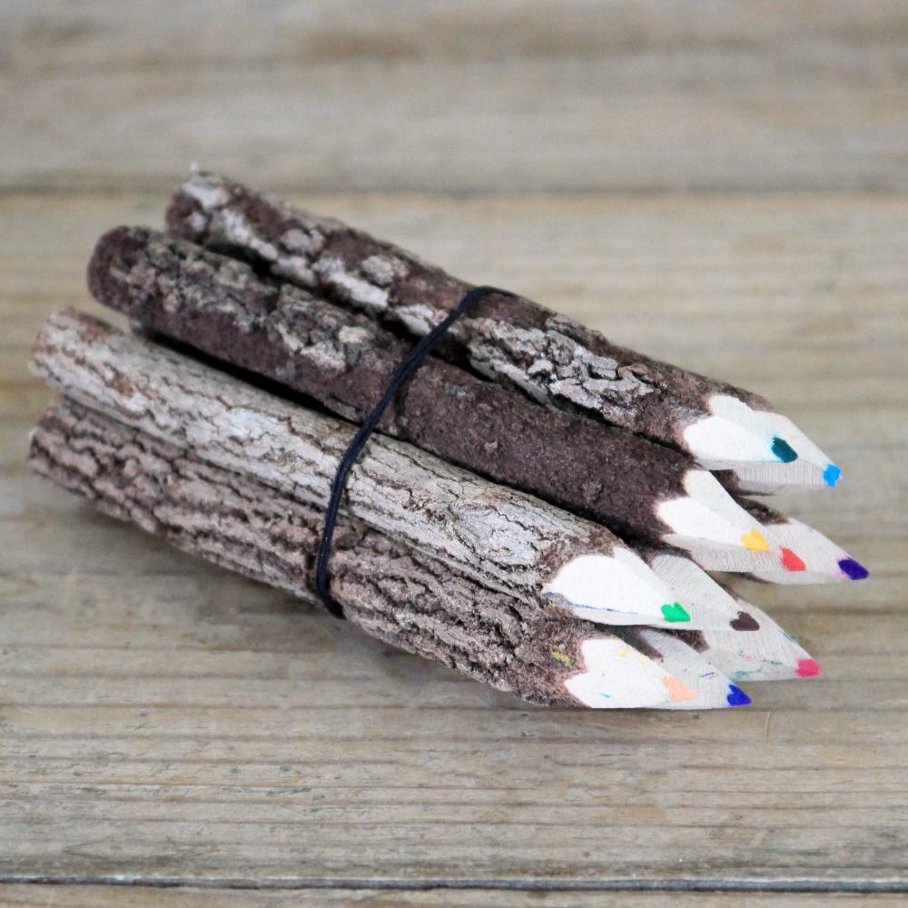 Set of Coloured Stick Pencils
