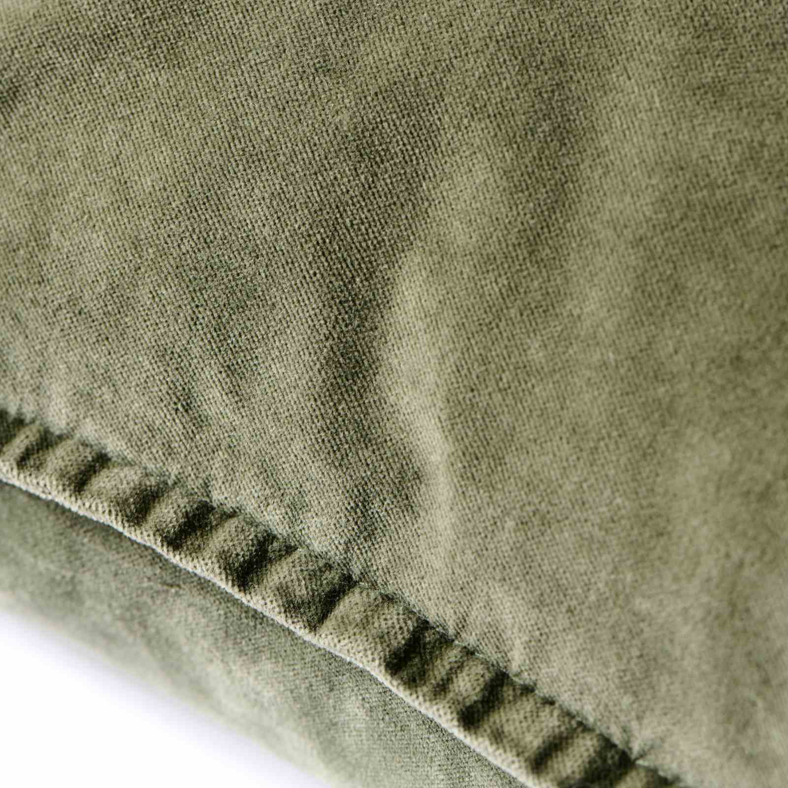 Velvet Cushion - Olive
