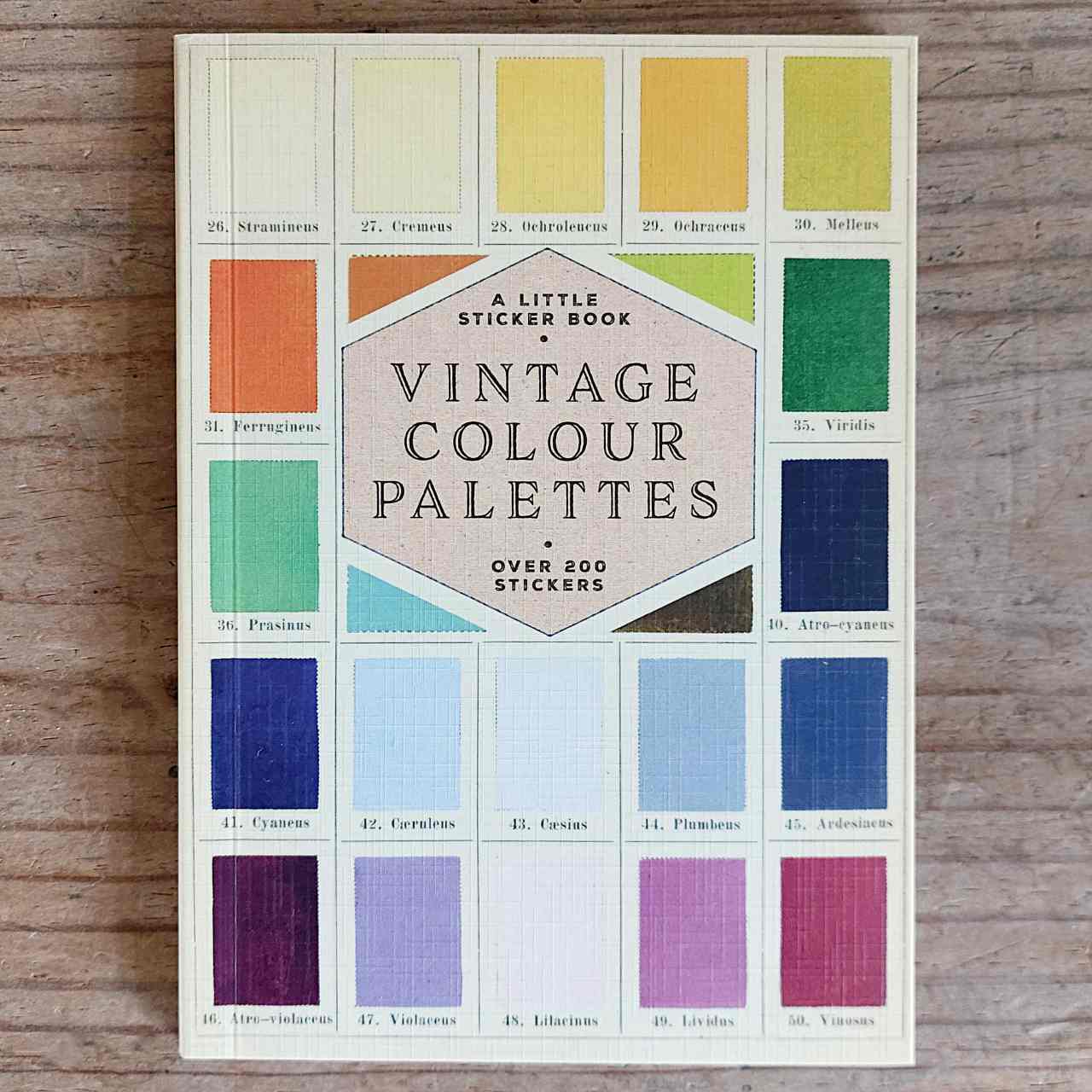 Vintage Colour Palettes: A Sticker Book
