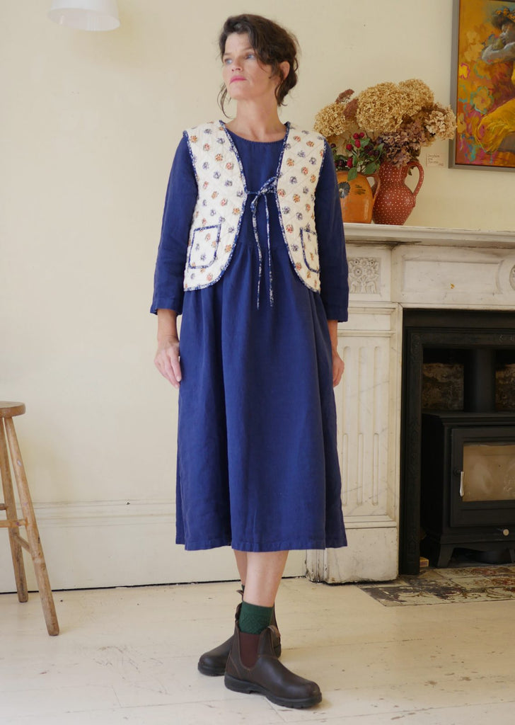 Floral Quilted Waistcoat