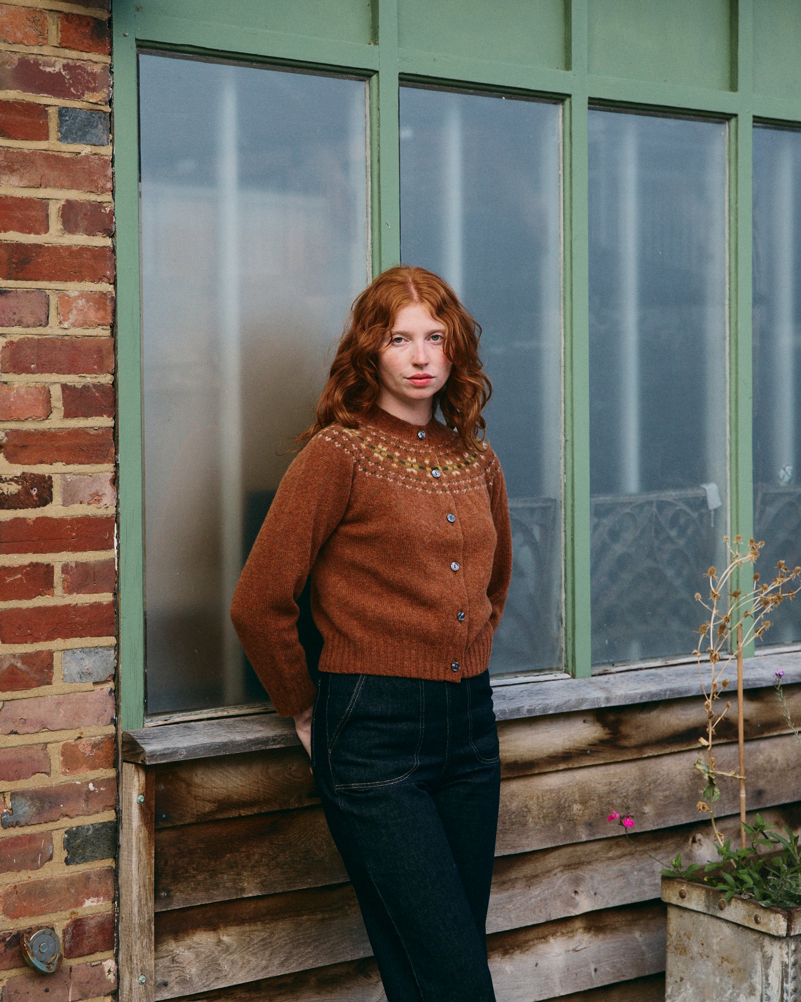 Fair Isle Cardigan - Sienna