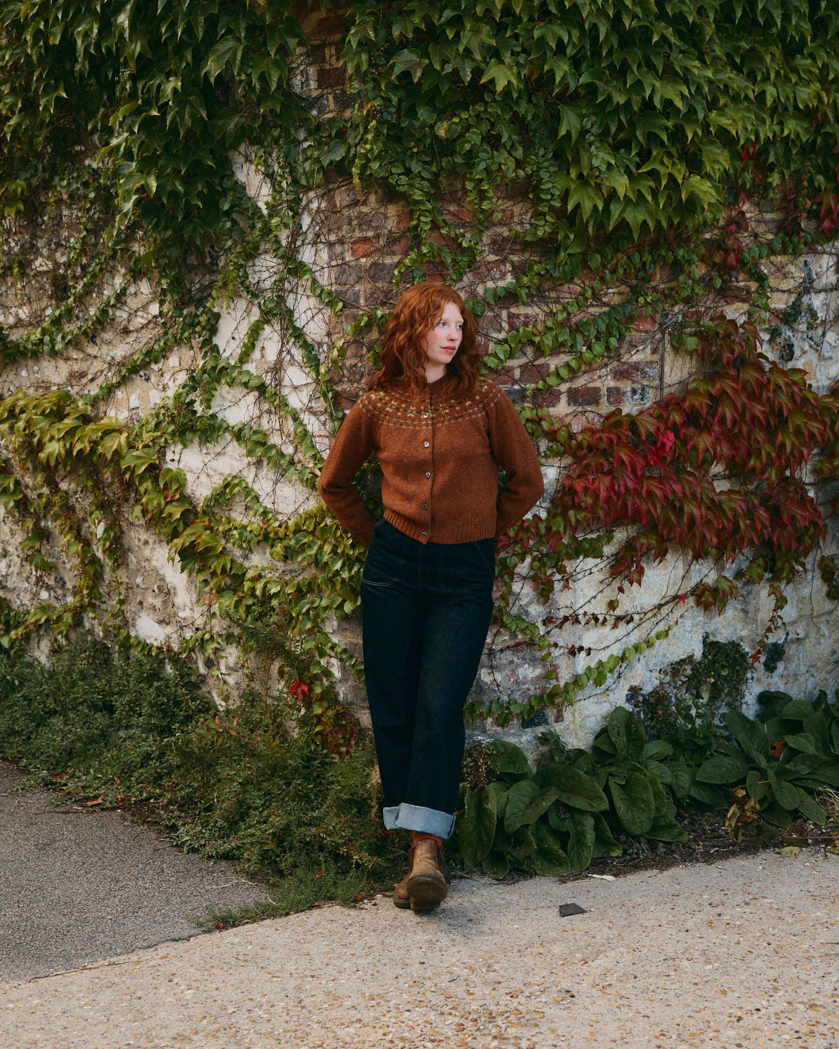 Fair Isle Cardigan - Sienna