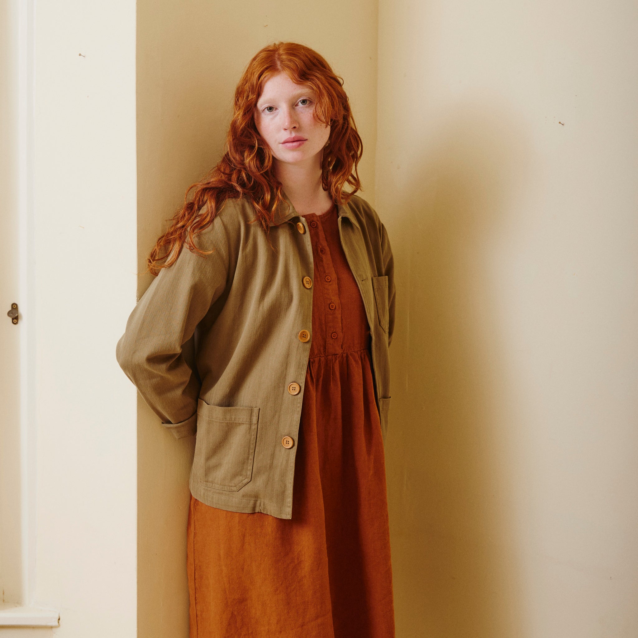 Button Down Linen Dress - Sienna