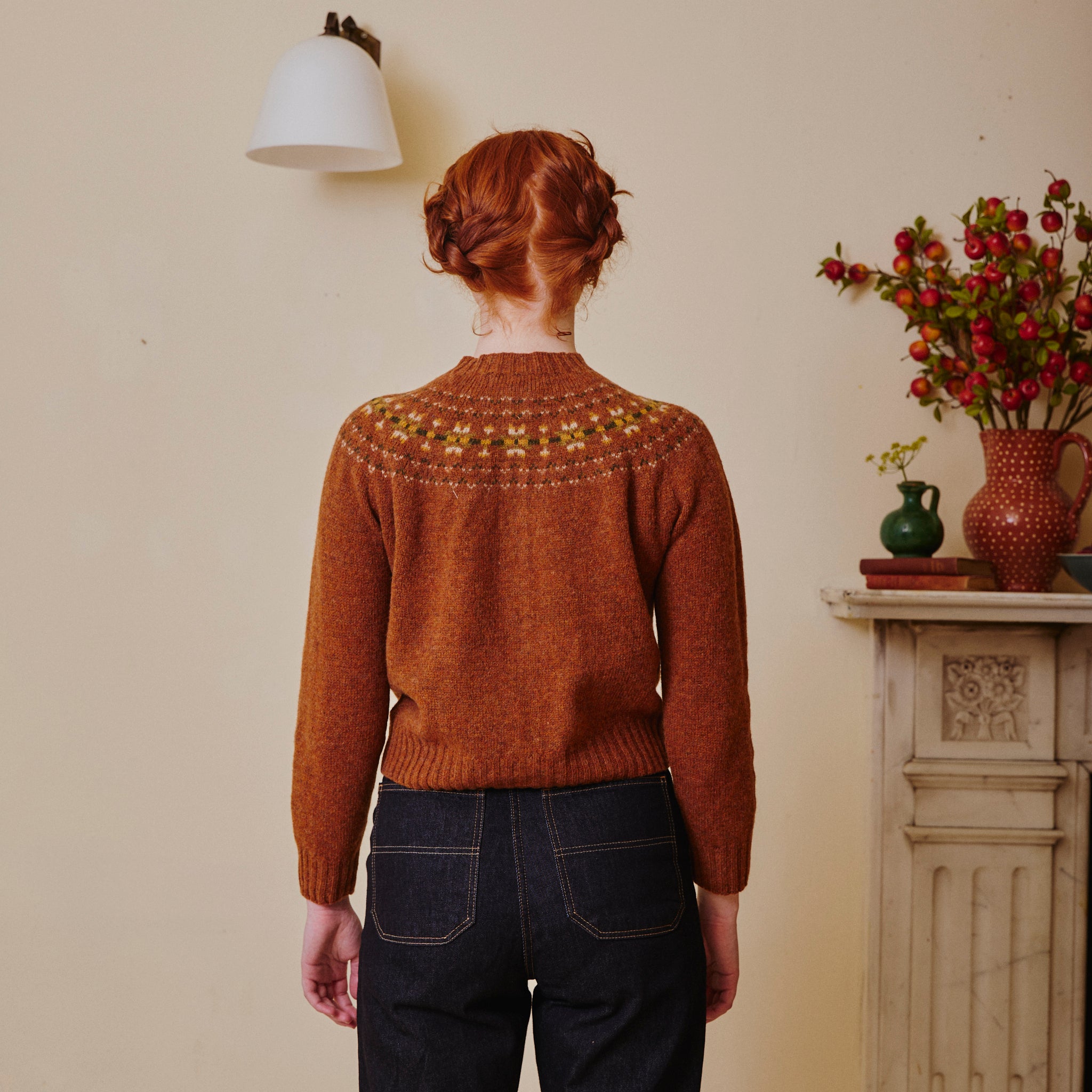 Fair Isle Cardigan - Sienna