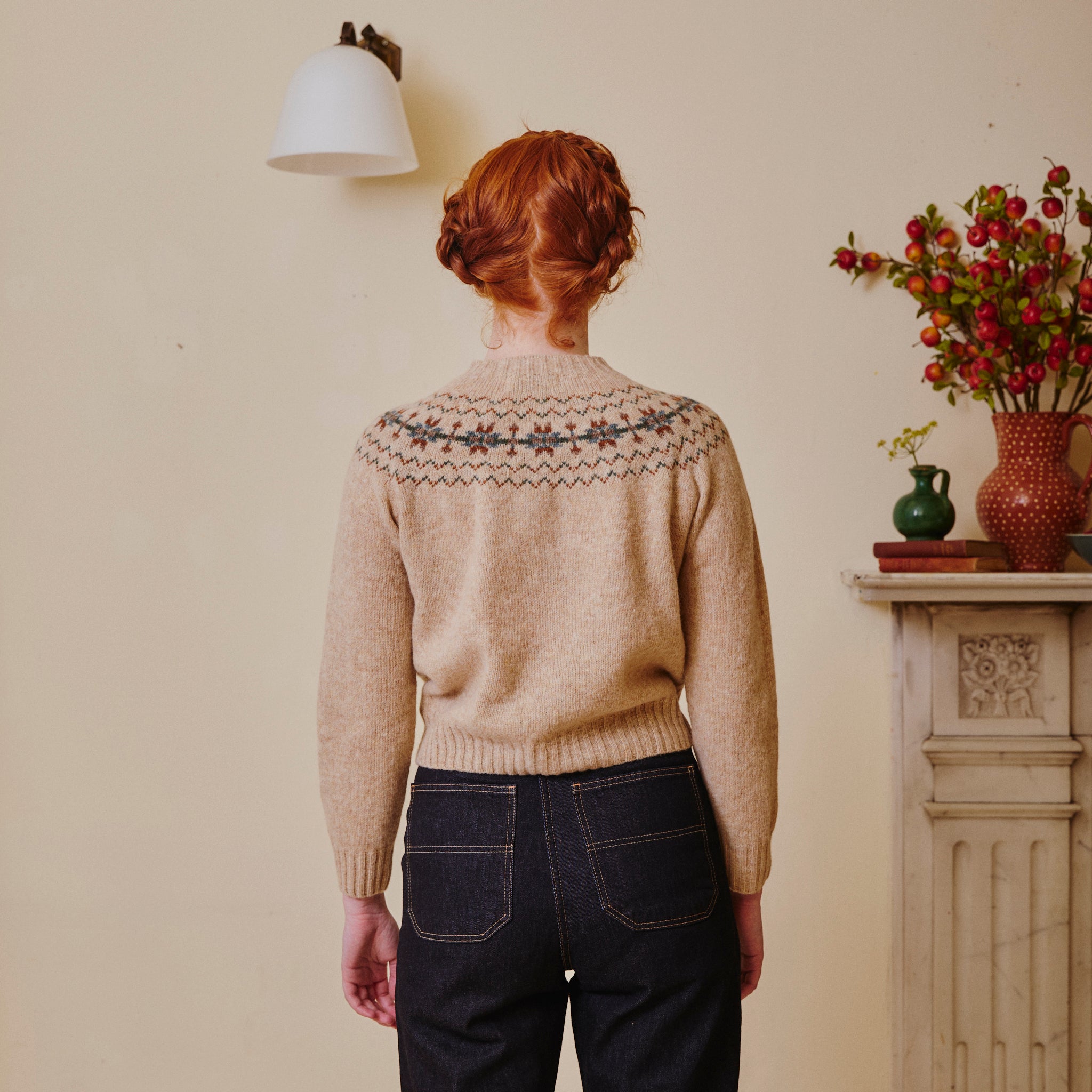 Fair Isle Cardigan - Calico