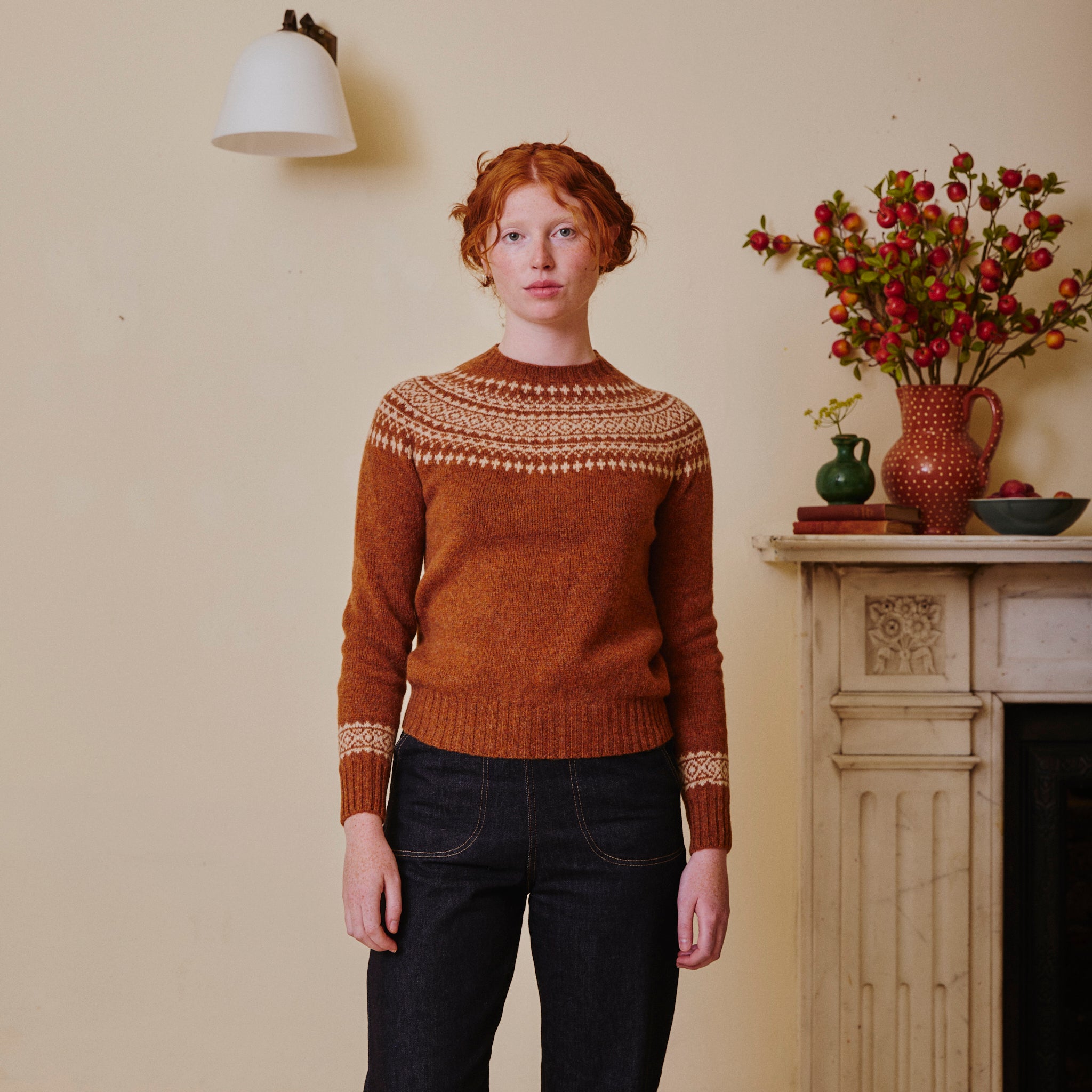 Classic Fair Isle Jumper - Sienna & Calico