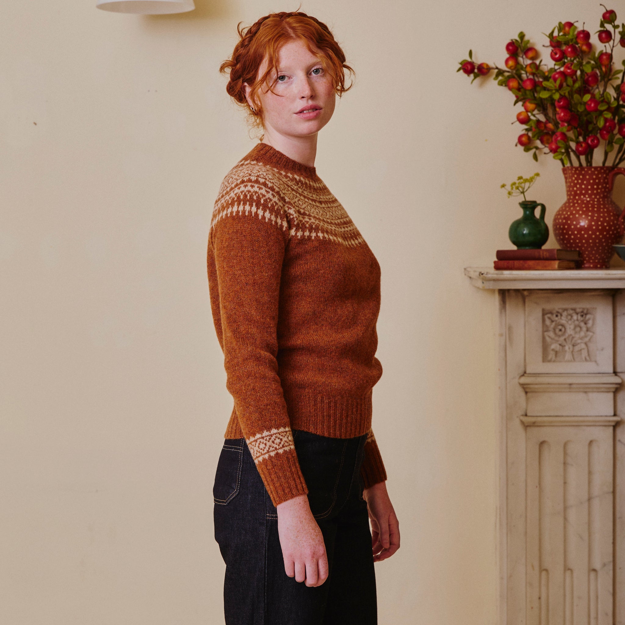 Classic Fair Isle Jumper - Sienna & Calico