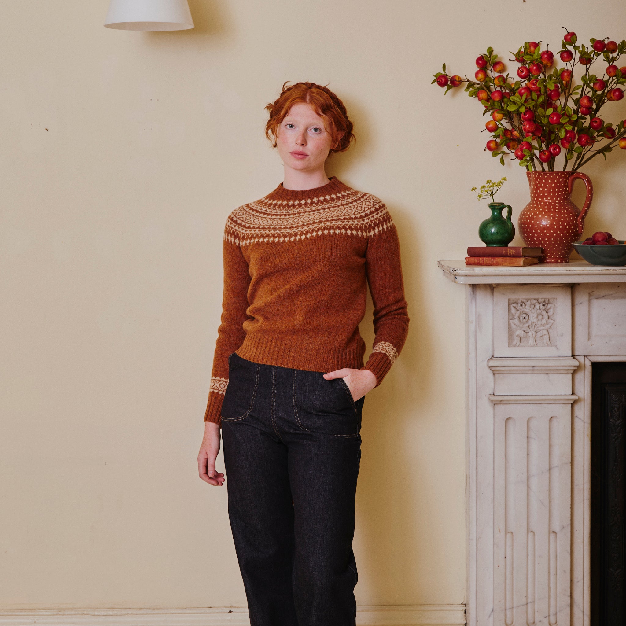 Classic Fair Isle Jumper - Sienna & Calico