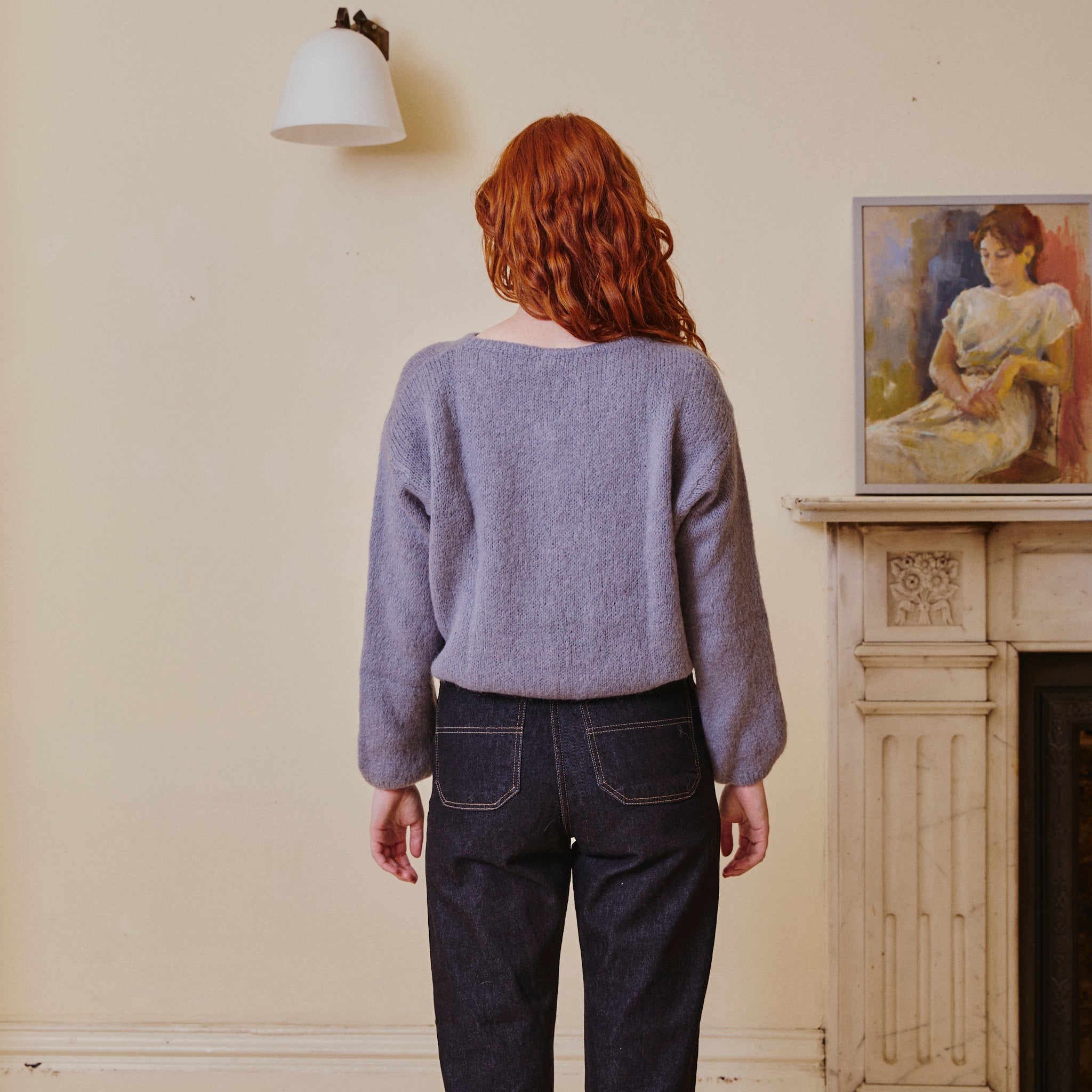 Mohair Cardigan - Dove