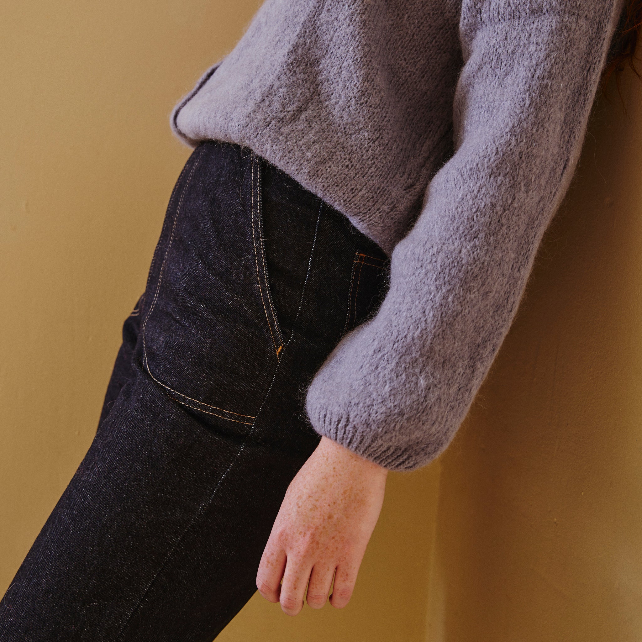 Mohair Cardigan - Dove