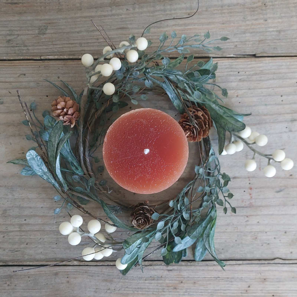 White Berry Candle Ring Closet Botts