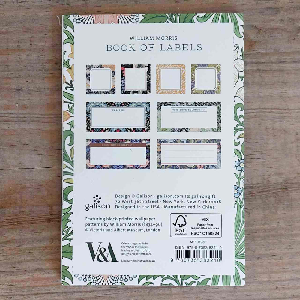 William Morris Book of Labels – Closet & Botts