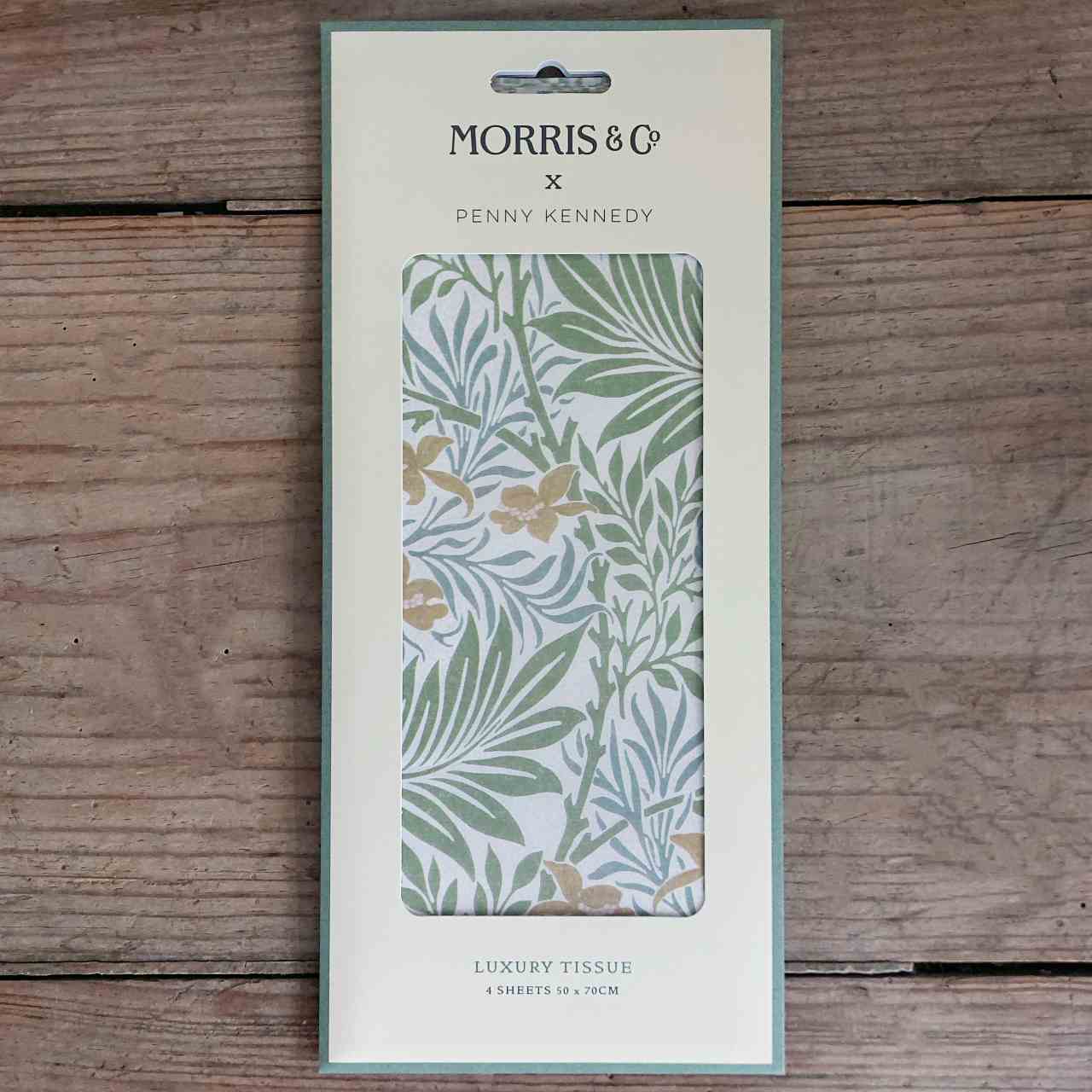 William Morris Tissue Paper Larkspur