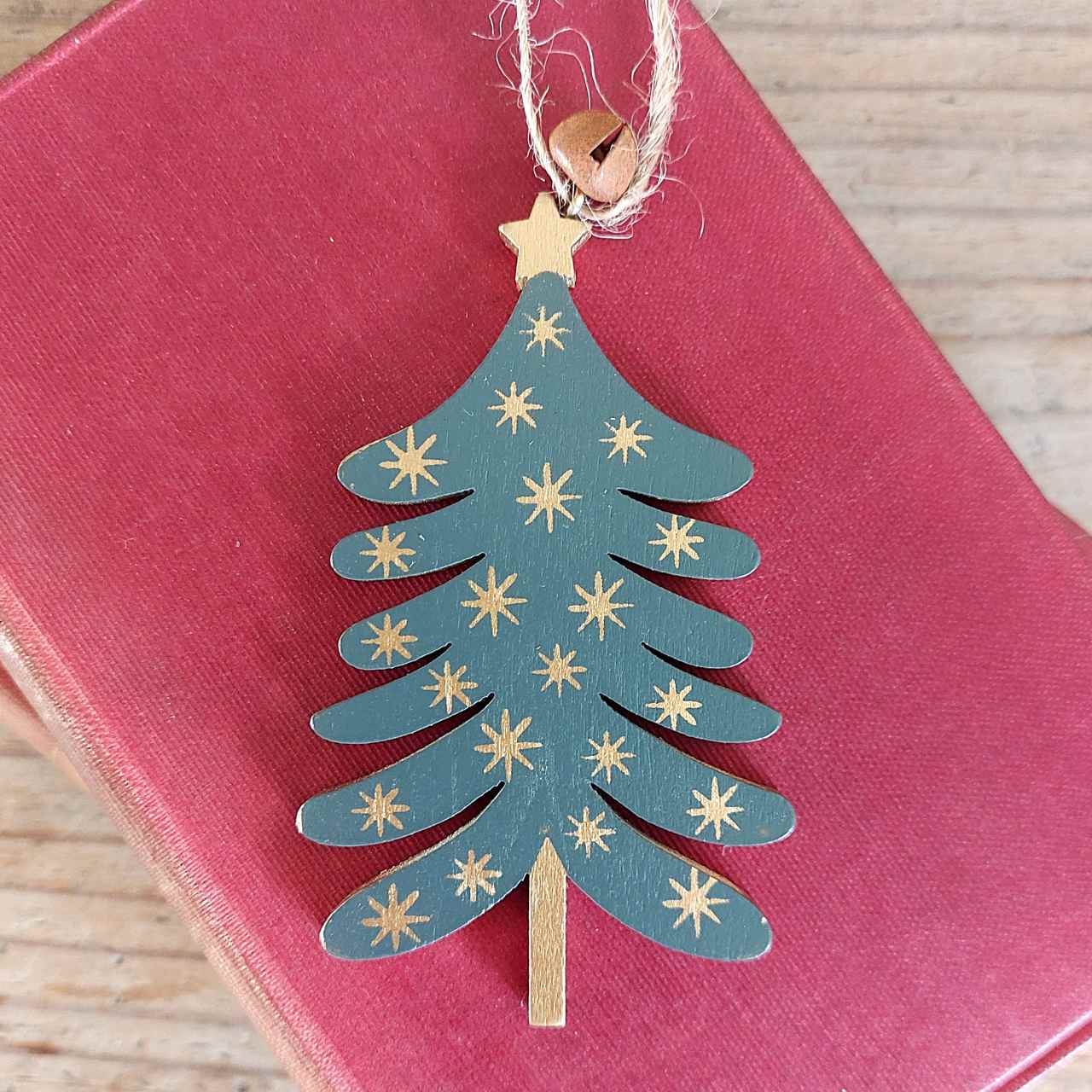 Wooden Christmas Tree Decoration