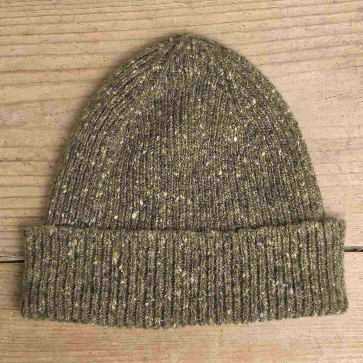Donegal Wool Hat - Moss