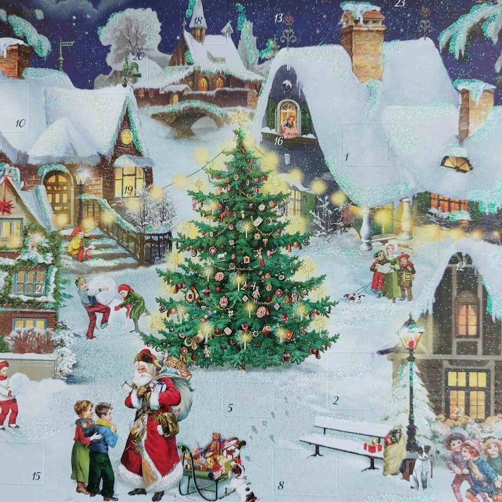 Traditional Advent Calendar - Village on the Hill