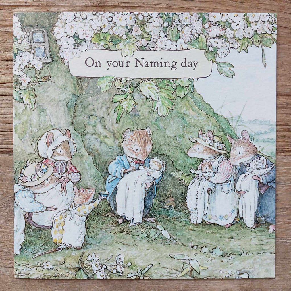 Brambly Hedge Naming Day Card
