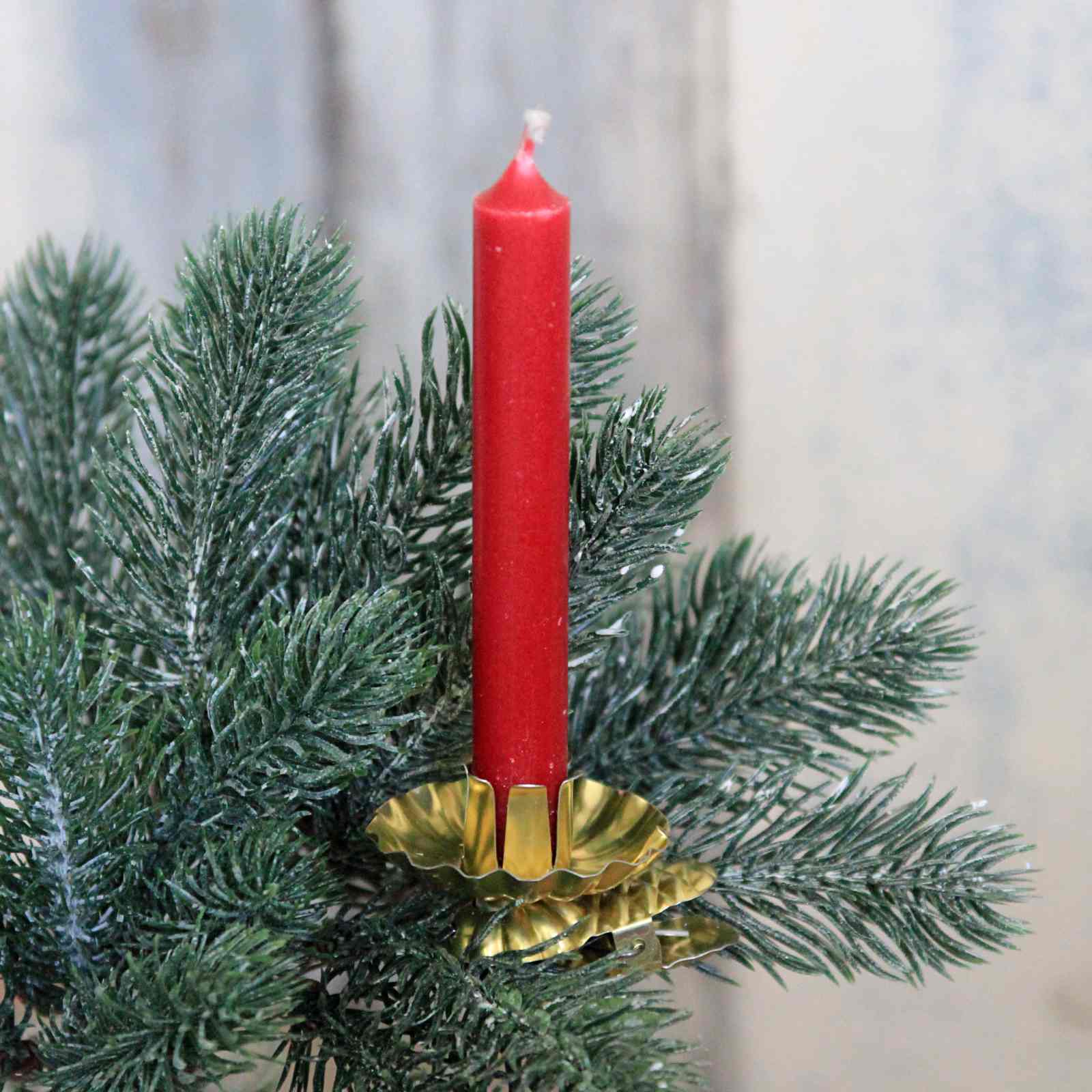 Traditional Gold Candle Tree Clip