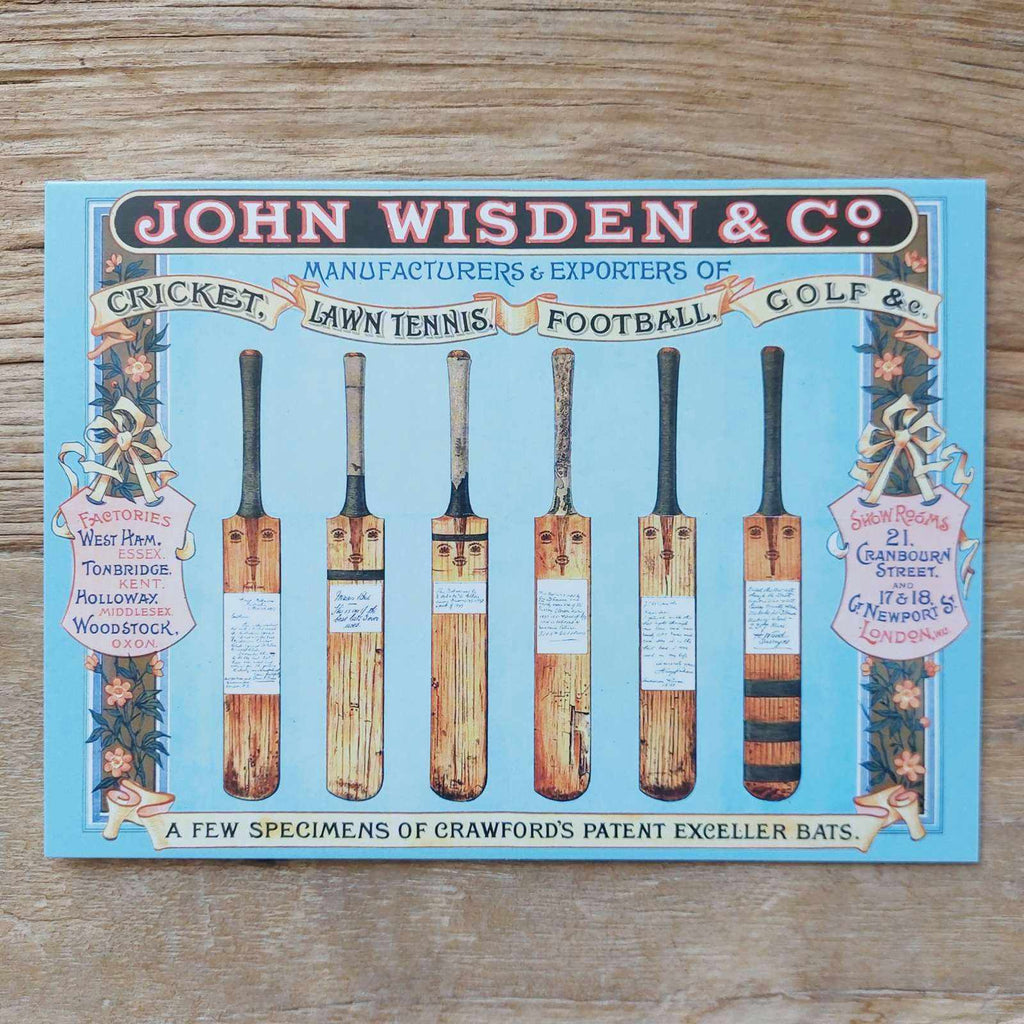 Cricket Bats - Greeting Card