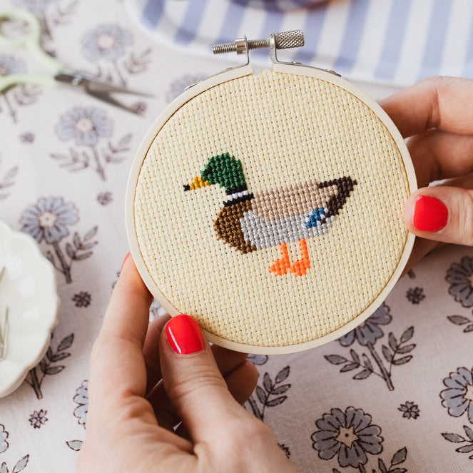Beginner Cross Stitch Kit Duck