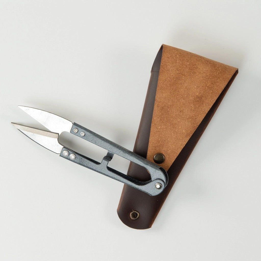 Gardener's Steel Snips - Vegan Leather Pouch