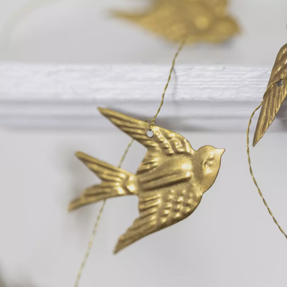 Gold Bird Garland