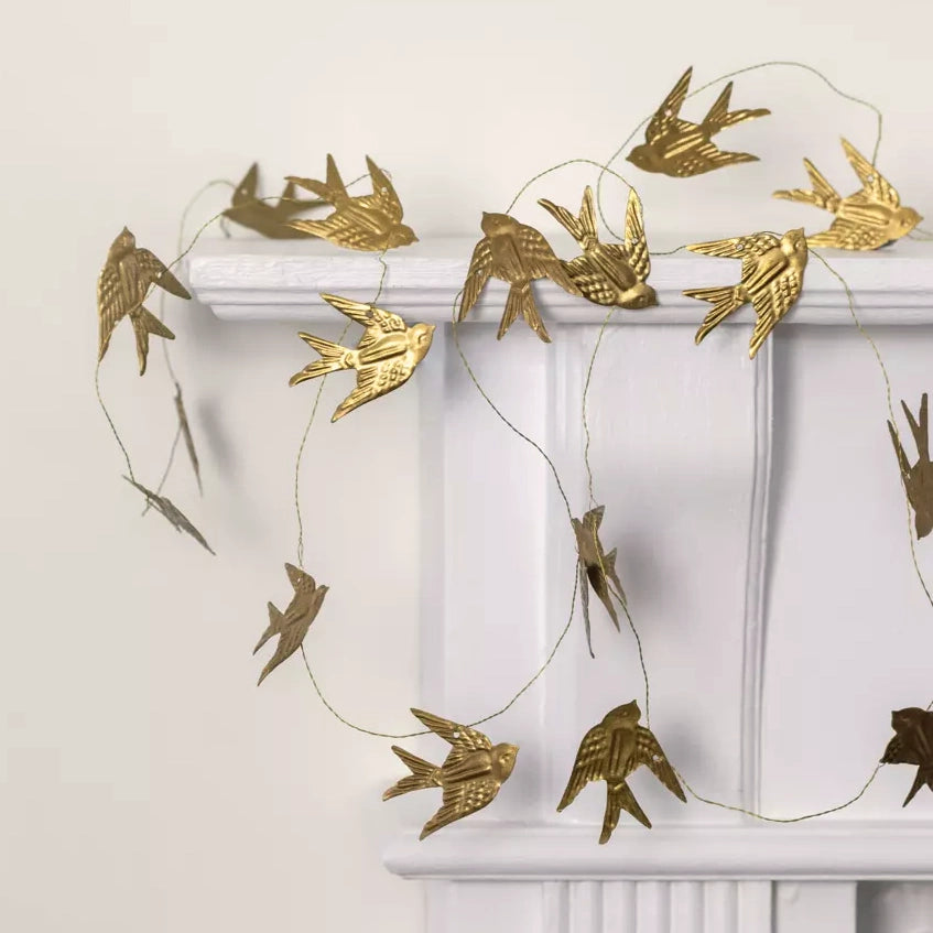 Gold Bird Garland