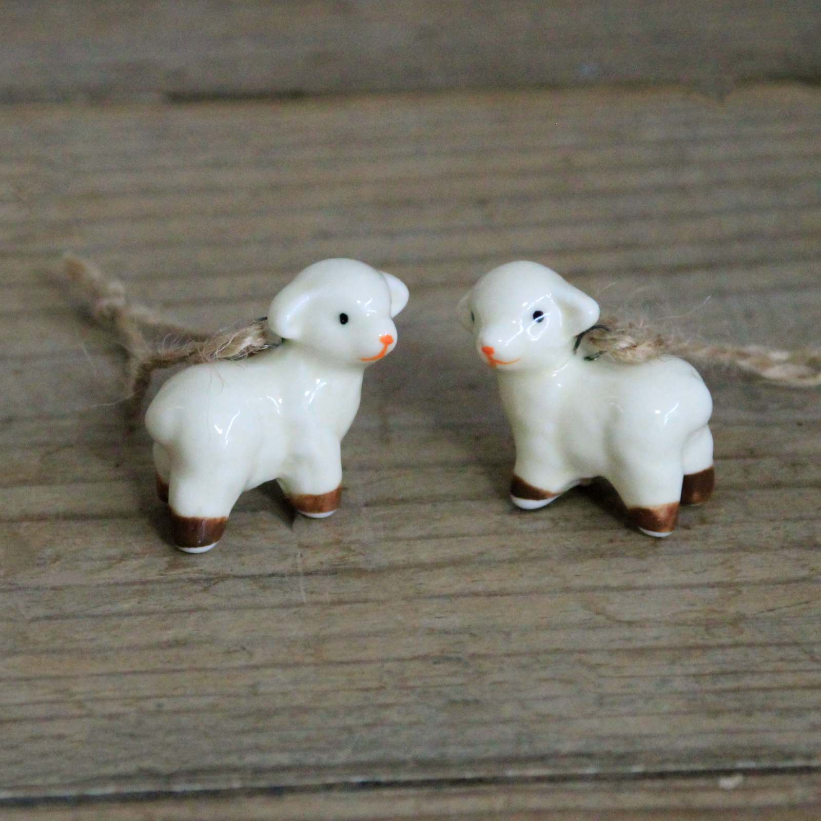 Ceramic Lamb Easter Decoration