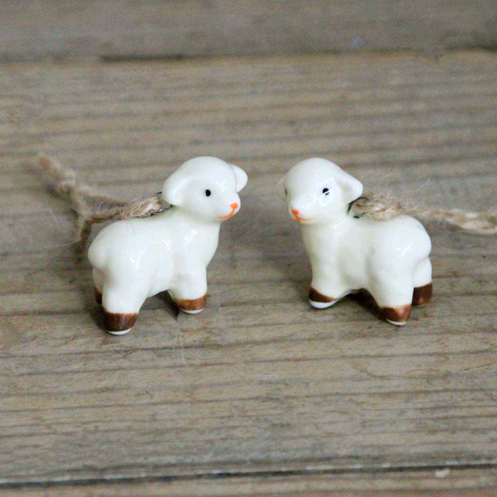 Ceramic Lamb Easter Decoration