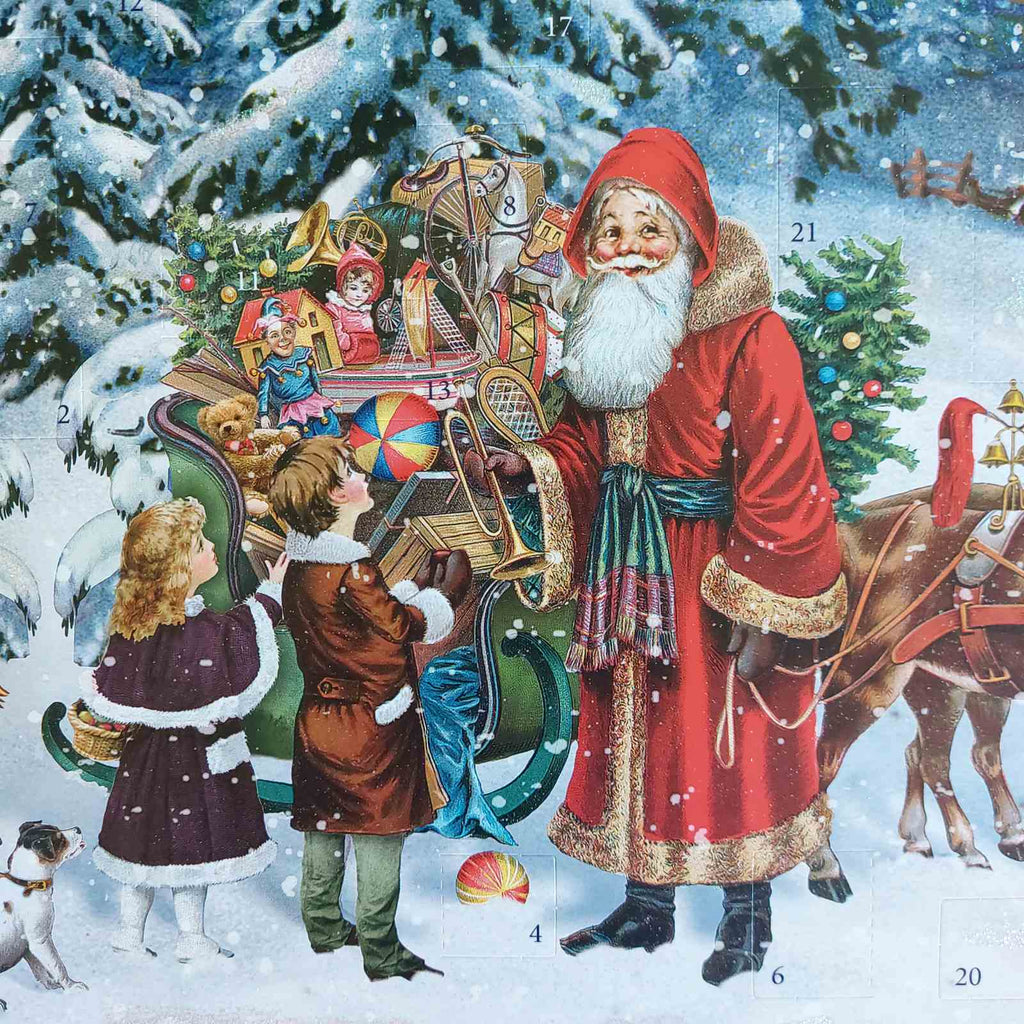 Large Advent Calendar - Santa's Forest Sleigh