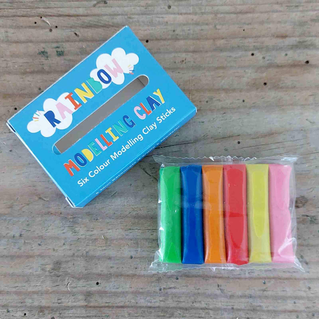 Mini Rainbow Modelling Clay, perfect for party bags or a stocking filler
