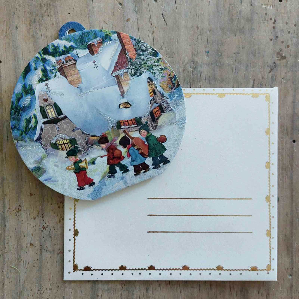 Traditional Pop Up Paper Bauble with envelope