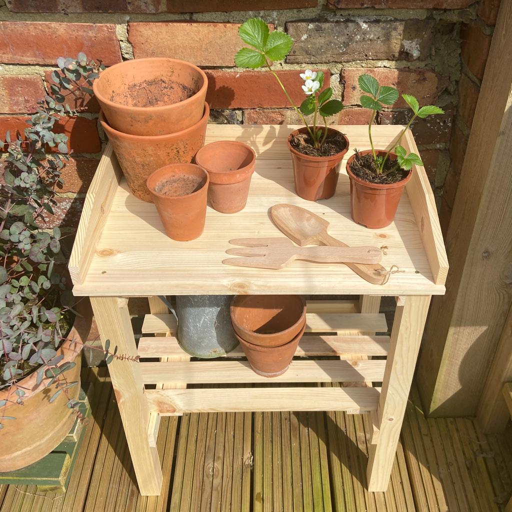 Children's Wooden Potting Bench