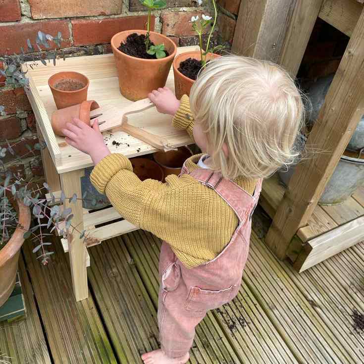 Children's Wooden Potting Bench